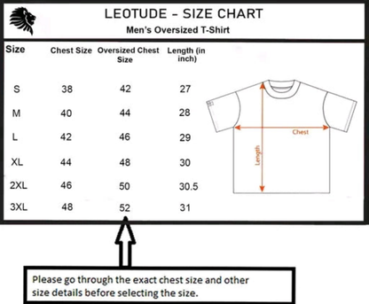 Leotude Printed Men Round Neck Navy Blue T-Shirt
