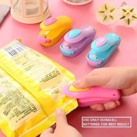 Wink Mart™ Mini Bag Sealer – Portable & Battery Operated